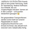Wir haben gewonnen DANKE