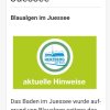 Badeverbot im Juessee wegen Blaualgen 22.07 2022