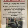 Schwarzer Schwan Eddi wird vermisst